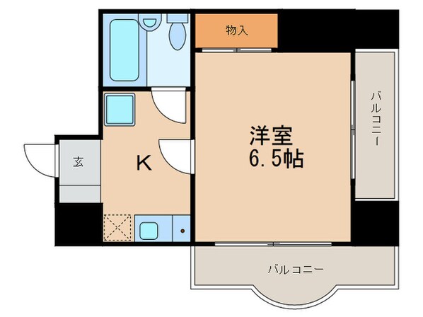 ダイアパレス博多駅南の物件間取画像